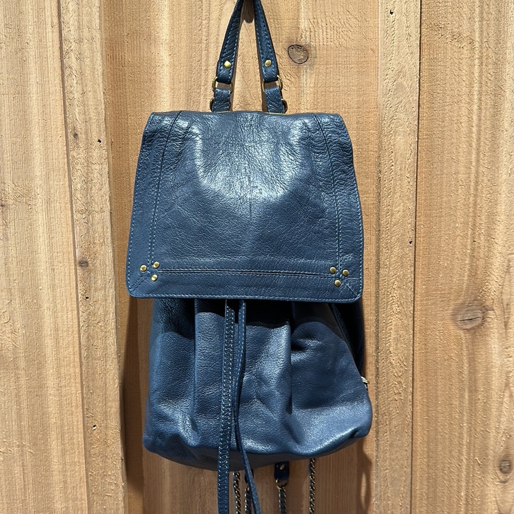 COPY - Jerome Dreyfuss Florent Marine Blue Backpack